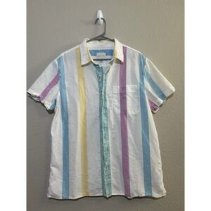 Resort Beachcore Ibiza Preppy Summer Beach rave Cotton American Eagle Men's XL
